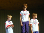 P� pallen: Hallvard Haugen (1), Gustav Fiskum (2), Tobias Neraas (3)