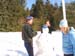 bygger sno kvinna