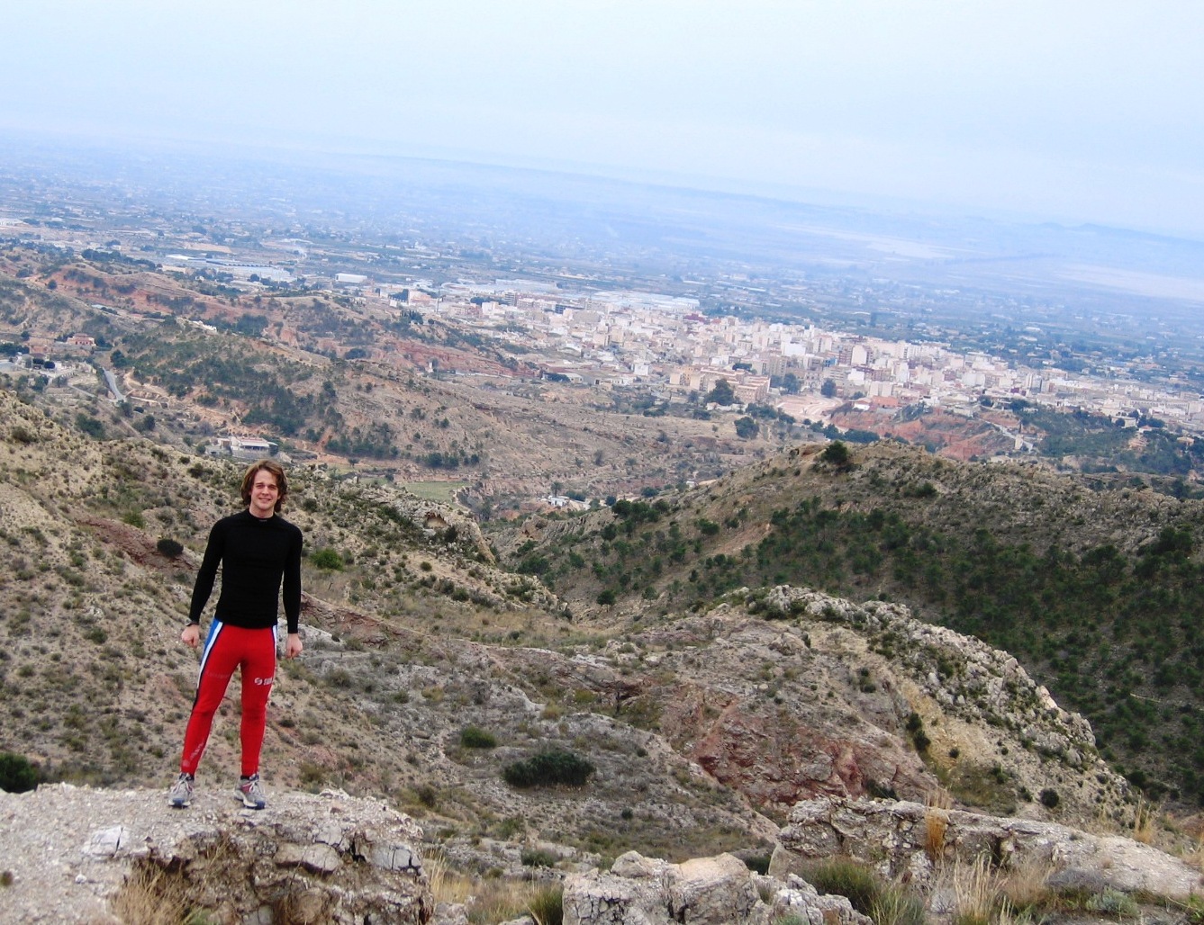 Langtur i fjellene nordvest for Alicante.